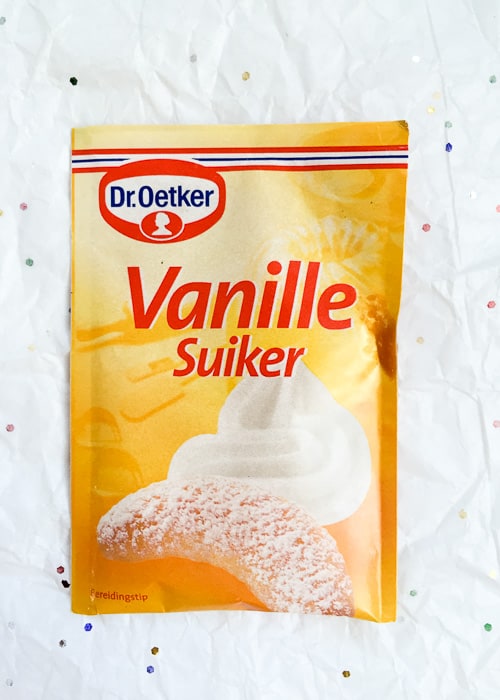 vanilla sugar packet
