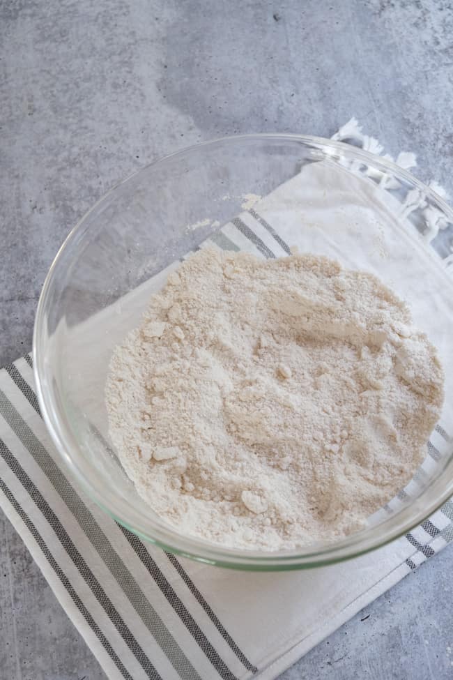 butter and flour crumbs