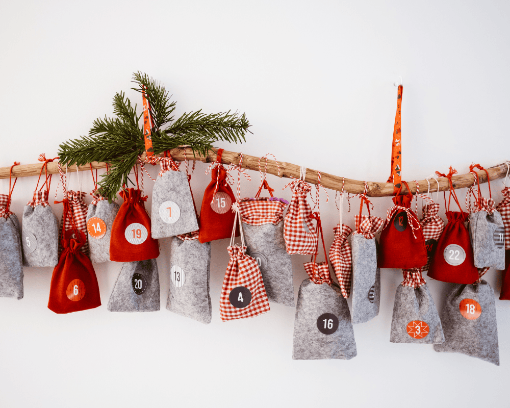 hanging Advent calendar