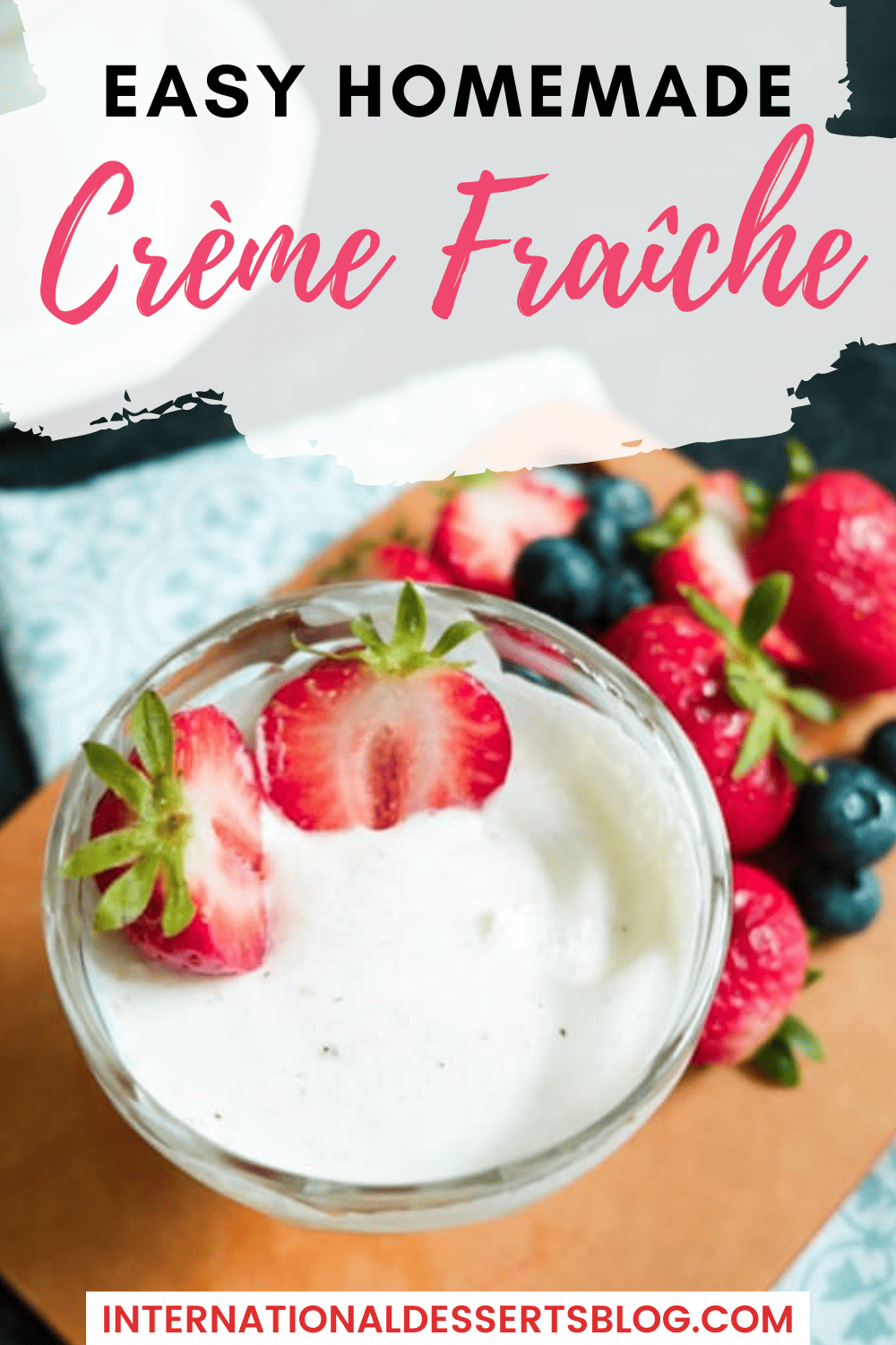 homemade creme fraiche